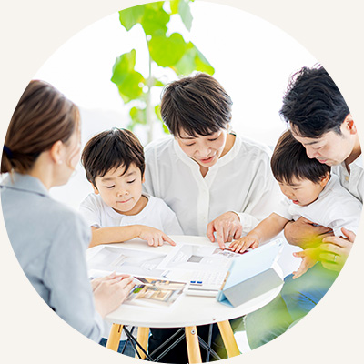 お客様１人１人に専属のコーディネーターが理想の暮らしをご提案いたします。