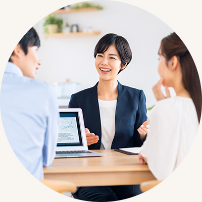 間取りや資金・土地探しの相談も一緒にしていただけます。