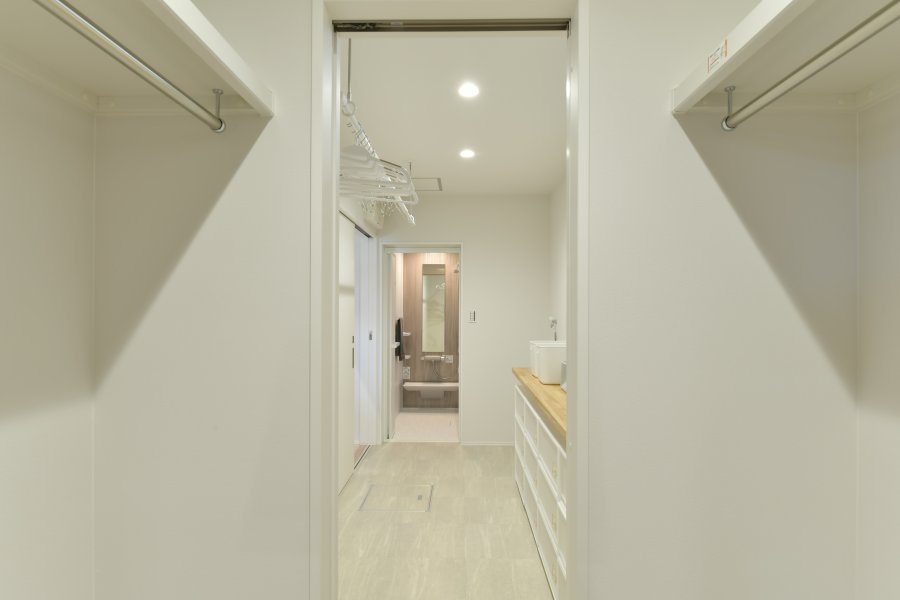 各部屋に合わせた収納を配置して、掃除をラクに