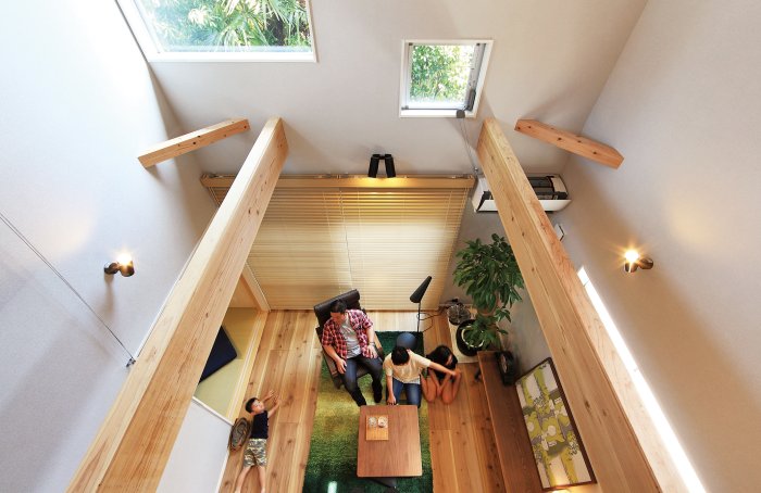 圧倒的な開放感を感じられる吉原建設の吹き抜けのある暮らし