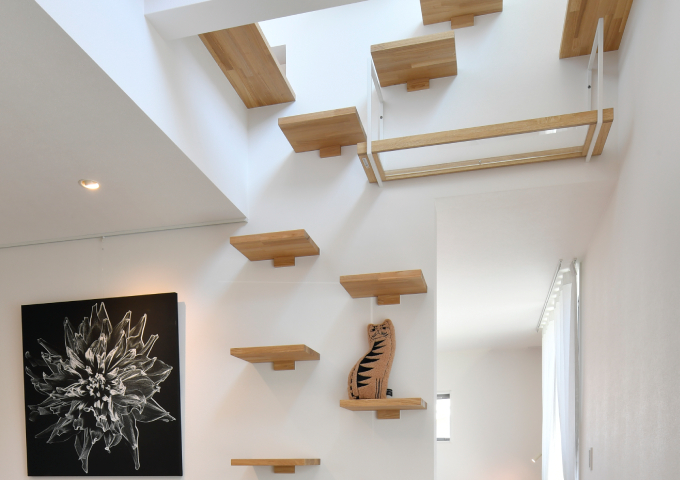 吹き抜けキャットウォーク