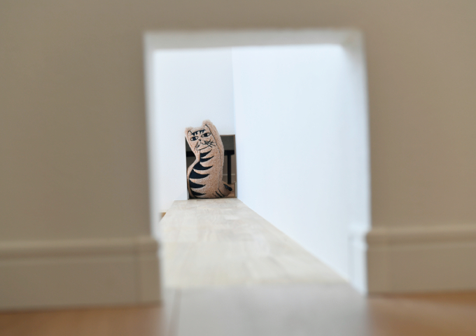 キャットウォークへのアクセストンネル