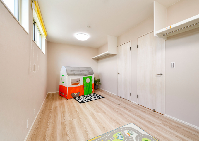 お子様の成長と共に間取りを変えられる子供部屋