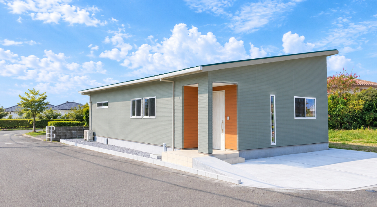 花ヶ島平屋モデルハウス