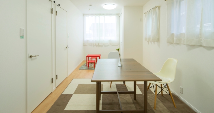 吹き抜け中2階ファミリースペースのある
北欧スタイルの家　