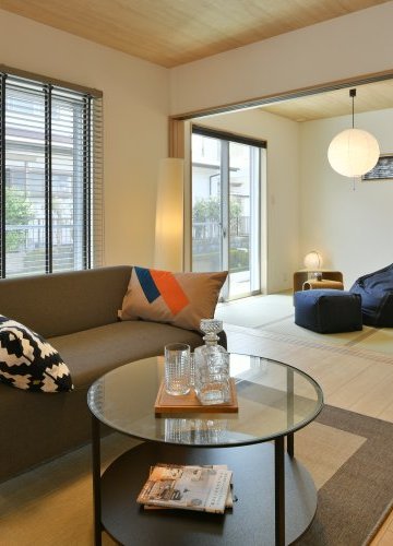 シンプルなデザインでコーディネートした
オシャレで安心な私満足の家